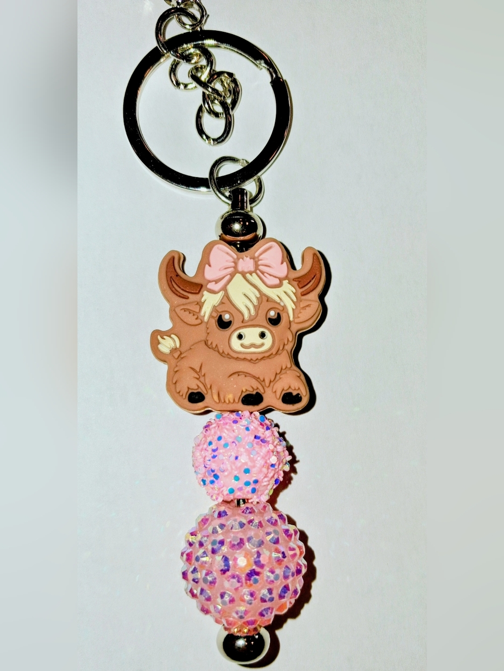 🩷 HIGHLAND COW - BAG CLIP / KEYCHAIN
